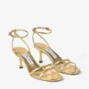 1998 Leo 65 Guld Candy Wrap lädersandal