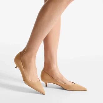Amelia 35 Toffee-pumps i mocka