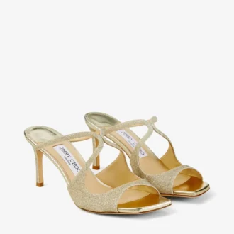 Anise 75 Platinum Ice Dusty Glitter-mules
