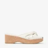 Avenue Wedge 50 Latte Mules i nappaläder Avenue Wedge 50 Latte Mules i nappaläder