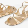 Ayla Flat guldmetallic läderballerinaskor Ayla Flat guldmetallic läderballerinaskor