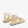 Ayla Flat guldmetallic läderballerinaskor Ayla Flat guldmetallic läderballerinaskor