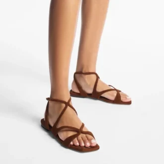 Ayla Flat Tan Suede Flats