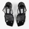 Azia 110 svarta sandaler i lackläder Azia 110 svarta sandaler i lackläder