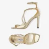 Azia 95 sandaler i guldfärgat läder Azia 95 sandaler i guldfärgat läder