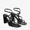 Azie 85 svarta sandaler i nappaläder Azie 85 svarta sandaler i nappaläder