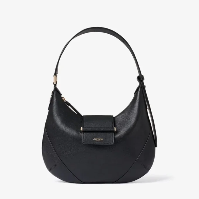 Bar Hobo Small Svart Biker-skinnväska Bar Hobo Small Svart Biker-skinnväska