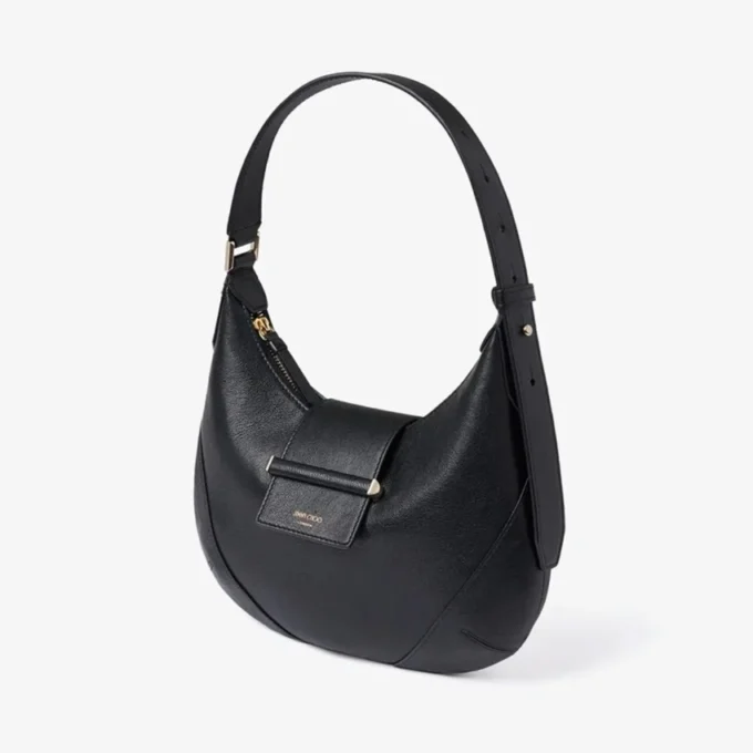 Bar Hobo Small Svart Biker-skinnväska Bar Hobo Small Svart Biker-skinnväska