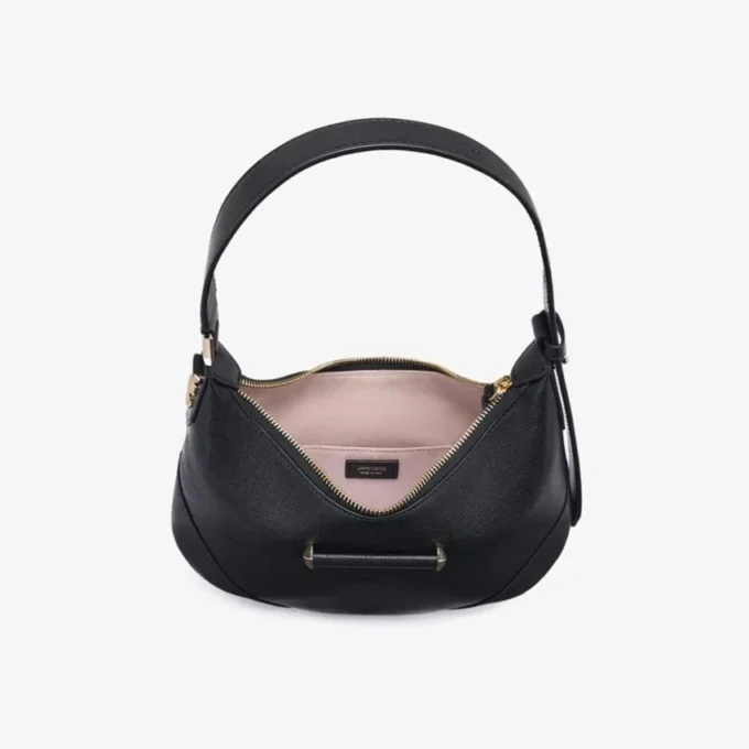 Bar Hobo Small Svart Biker-skinnväska Bar Hobo Small Svart Biker-skinnväska