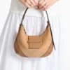 Bar Hobo Small Toffee Suede axelväska med Biker-läderkant Bar Hobo Small Toffee Suede axelväska med Biker-läderkant