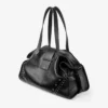 Bar Holdall Large Svart mjukkalvskinnsväska med texturerade stjärnor