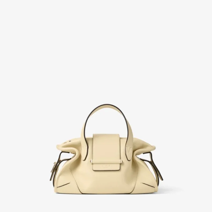 Bar Holdall Small Buttermilk Biker läderväska Bar Holdall Small Buttermilk Biker läderväska
