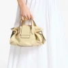 Bar Holdall Small Buttermilk Biker läderväska Bar Holdall Small Buttermilk Biker läderväska