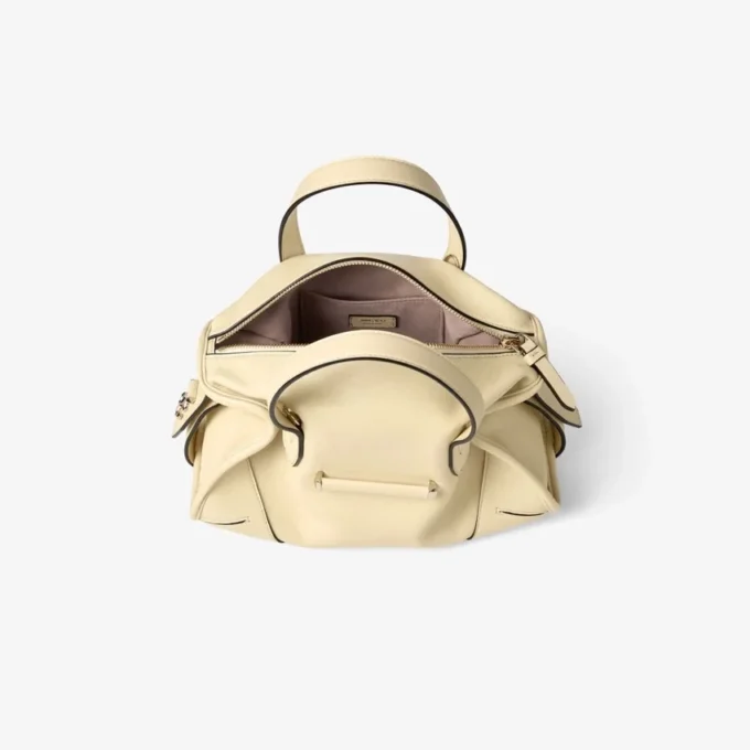 Bar Holdall Small Buttermilk Biker läderväska Bar Holdall Small Buttermilk Biker läderväska