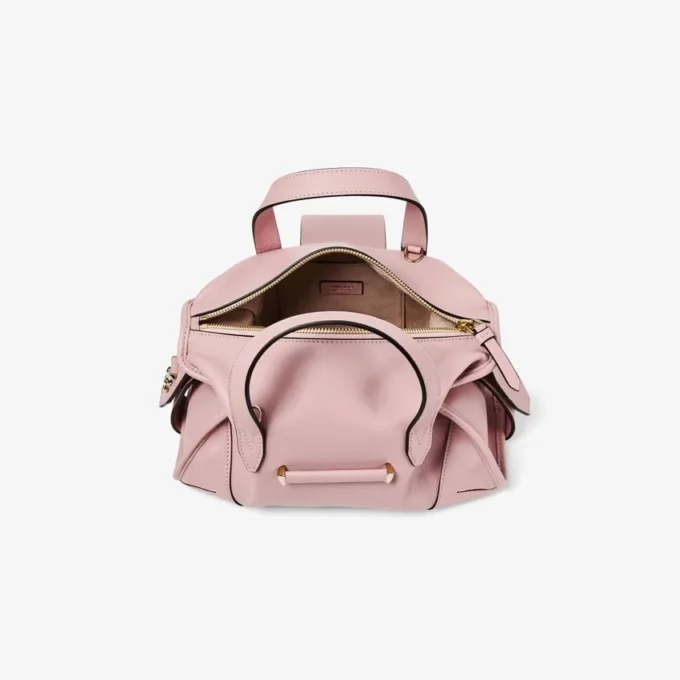 Bar Holdall Small Rose Biker läderväska Bar Holdall Small Rose Biker läderväska