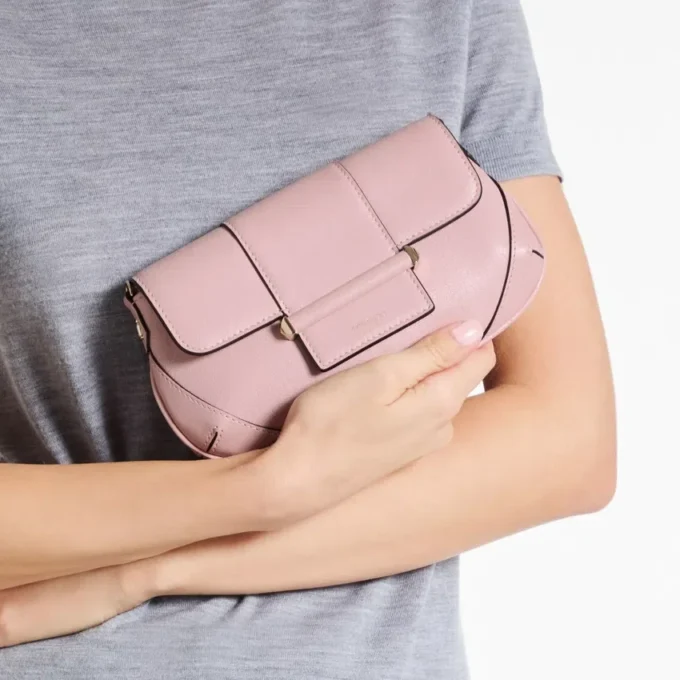 Bar-plånbok med kedja Plånbok i rosa Biker-läder med kedja Bar-plånbok med kedja Plånbok i rosa Biker-läder med kedja
