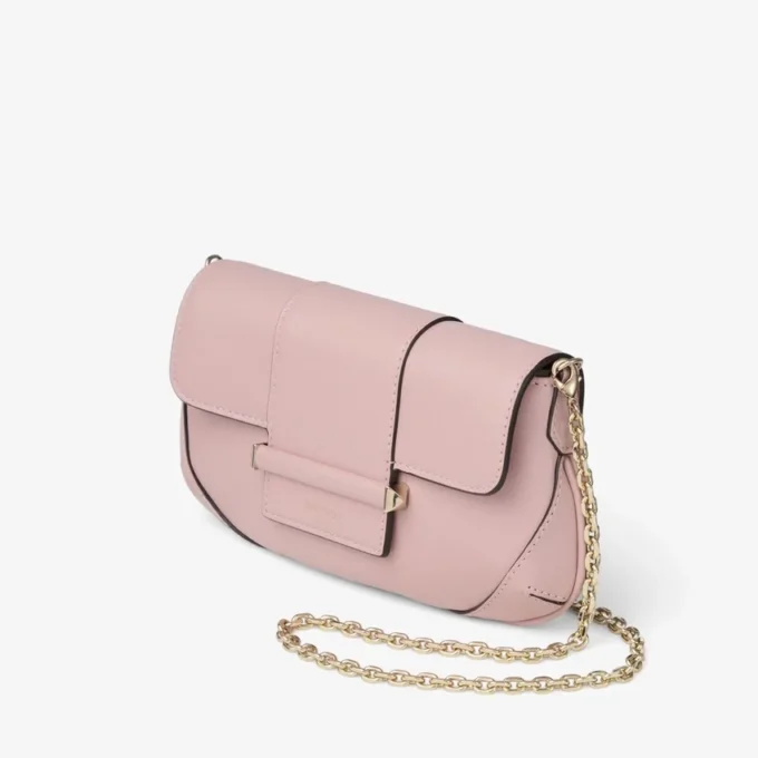 Bar-plånbok med kedja Plånbok i rosa Biker-läder med kedja Bar-plånbok med kedja Plånbok i rosa Biker-läder med kedja