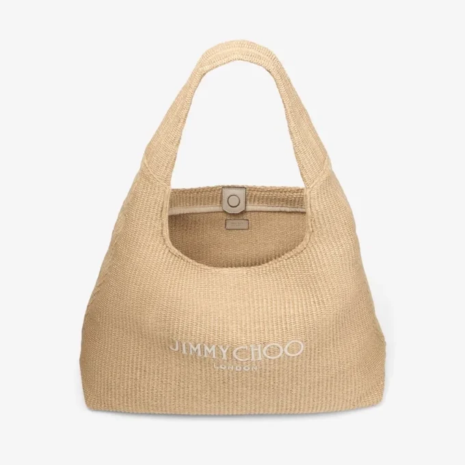 Beach Diamond Hobo Large axelväska i naturlig raffia Beach Diamond Hobo Large axelväska i naturlig raffia