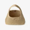 Beach Diamond Hobo Large guld- och mörk cappuccino-metallisk raffia-axelväska Beach Diamond Hobo Large guld- och mörk cappuccino-metallisk raffia-axelväska