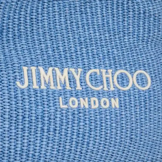 Beach Diamond Hobo Large Ocean Blue och Ecru Raffia axelväska Beach Diamond Hobo Large Ocean Blue och Ecru Raffia axelväska
