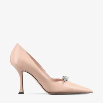Belinda Pump 90 Macaron pumps i lackläder
