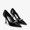 Belinda Pump 90 Svarta pumps i lackläder Belinda Pump 90 Svarta pumps i lackläder