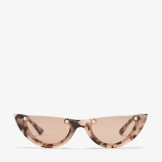 Beth rosa Havana Cat Eye-solglasögon Beth rosa Havana Cat Eye-solglasögon