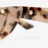 Beth rosa Havana Cat Eye-solglasögon