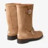 Biker Mid Toffee Velvet Suede Ankle Boots Biker Mid Toffee Velvet Suede Ankle Boots