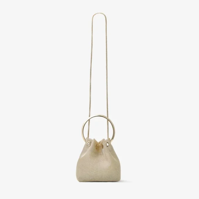 Bon Bon Champagne Metallic Mesh Bag Bon Bon Champagne Metallic Mesh Bag