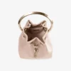 Bon Bon Macaron-väska i satin med metallhandtag Bon Bon Macaron-väska i satin med metallhandtag