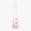 Bon Bon Macaron-väska i satin med metallhandtag Bon Bon Macaron-väska i satin med metallhandtag