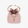 Bon Bon Rose-väska i strutsläder Bon Bon Rose-väska i strutsläder