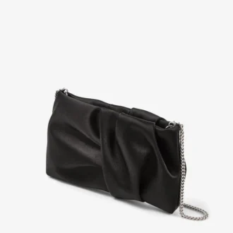 Bonny Clutch Svart satinclutch