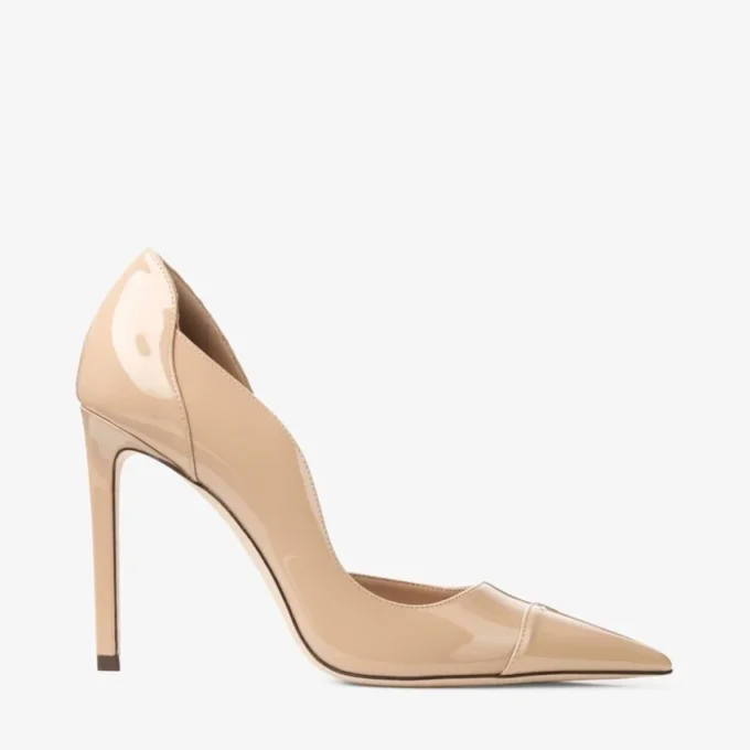 Brigitte 100 Chai pumps i lackläder