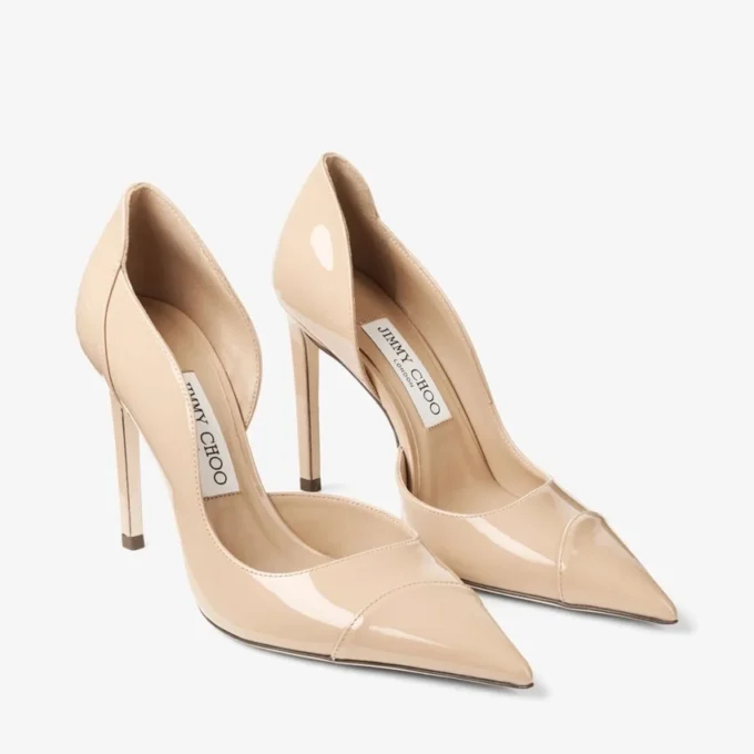 Brigitte 100 Chai pumps i lackläder