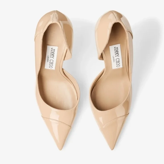 Brigitte 100 Chai pumps i lackläder