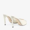 Brigitte Mule 100 Latte Mules i lackläder