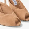 Brigitte Mule 100 – Mules i tofféfärgat mocka
