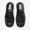 Buff Loafer med fransar Loafers i svart boxkalvskinn