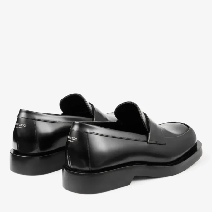 Buff Loafer Svarta loafers i boxkalvskinn