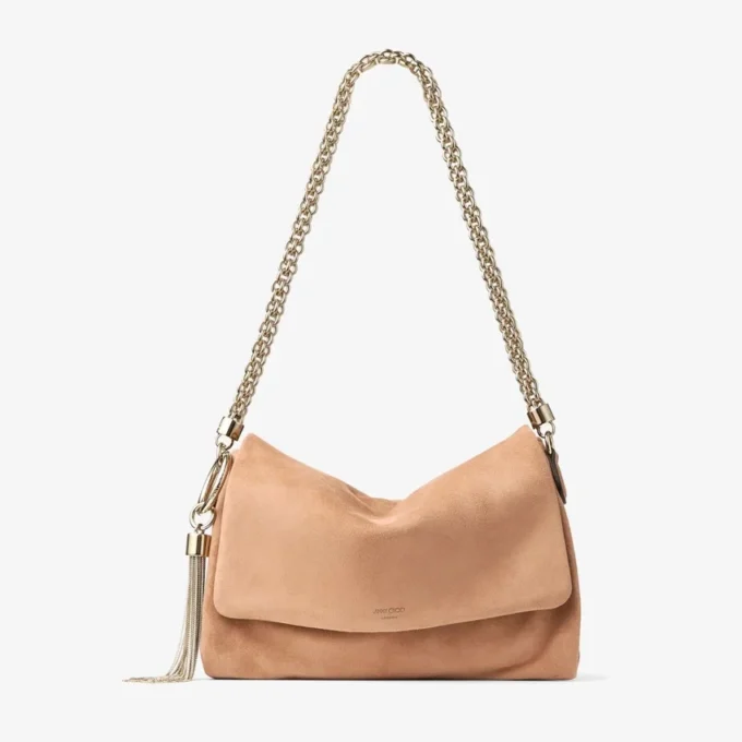 Callie Flap Toffee Suede axelväska Callie Flap Toffee Suede axelväska