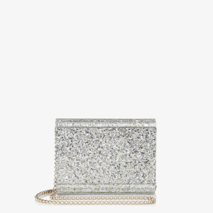 Candy Champagne grovglittrig akrylclutch Candy Champagne grovglittrig akrylclutch