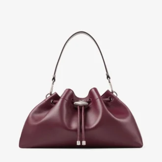 Cinch Medium garnet läderaxelväska