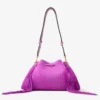 Cinch Medium Violet Orchid Suede Shoulder Bag with Fringes Cinch Medium Violet Orchid Suede Shoulder Bag with Fringes