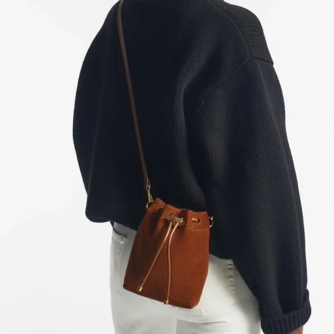 Cinch Mini Tan Suede Mini Bag Cinch Mini Tan Suede Mini Bag