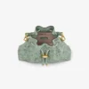 Cinch Small Verde jimmy choo axelväska i perforerat läder med snörning
