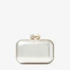 Cloud Ivory Mother of Pearl Clutch Bag med kristallspänne
