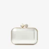 Cloud Ivory Mother of Pearl Clutch Bag med kristallspänne