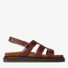 Cove-sandal Sandaler i vaxat kalvskinn i kastanjebrunt Cove-sandal Sandaler i vaxat kalvskinn i kastanjebrunt
